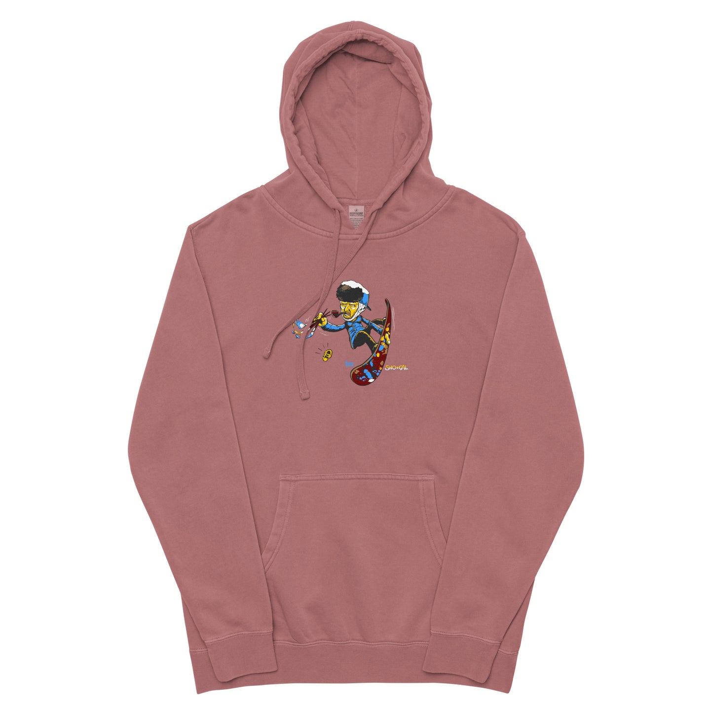 Vincent van Snogh pigment-dyed hoodie