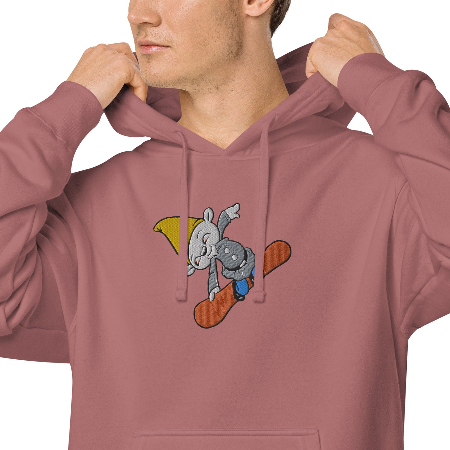 Shreddie the Sgnome pigment-dyed hoodie