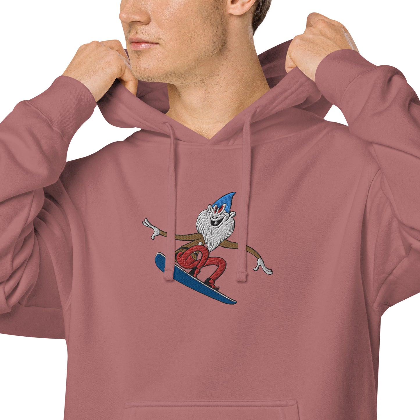 Slanky the Sgnome pigment-dyed hoodie