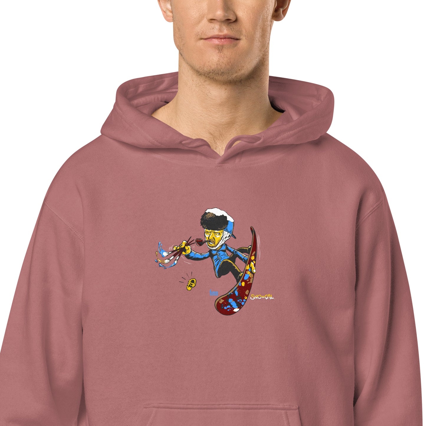 Vincent van Snogh pigment-dyed hoodie