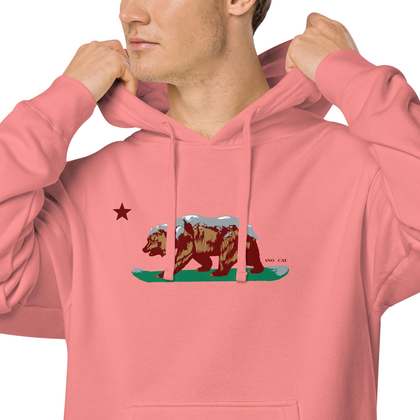 Goldy the Grizzly pigment-dyed hoodie
