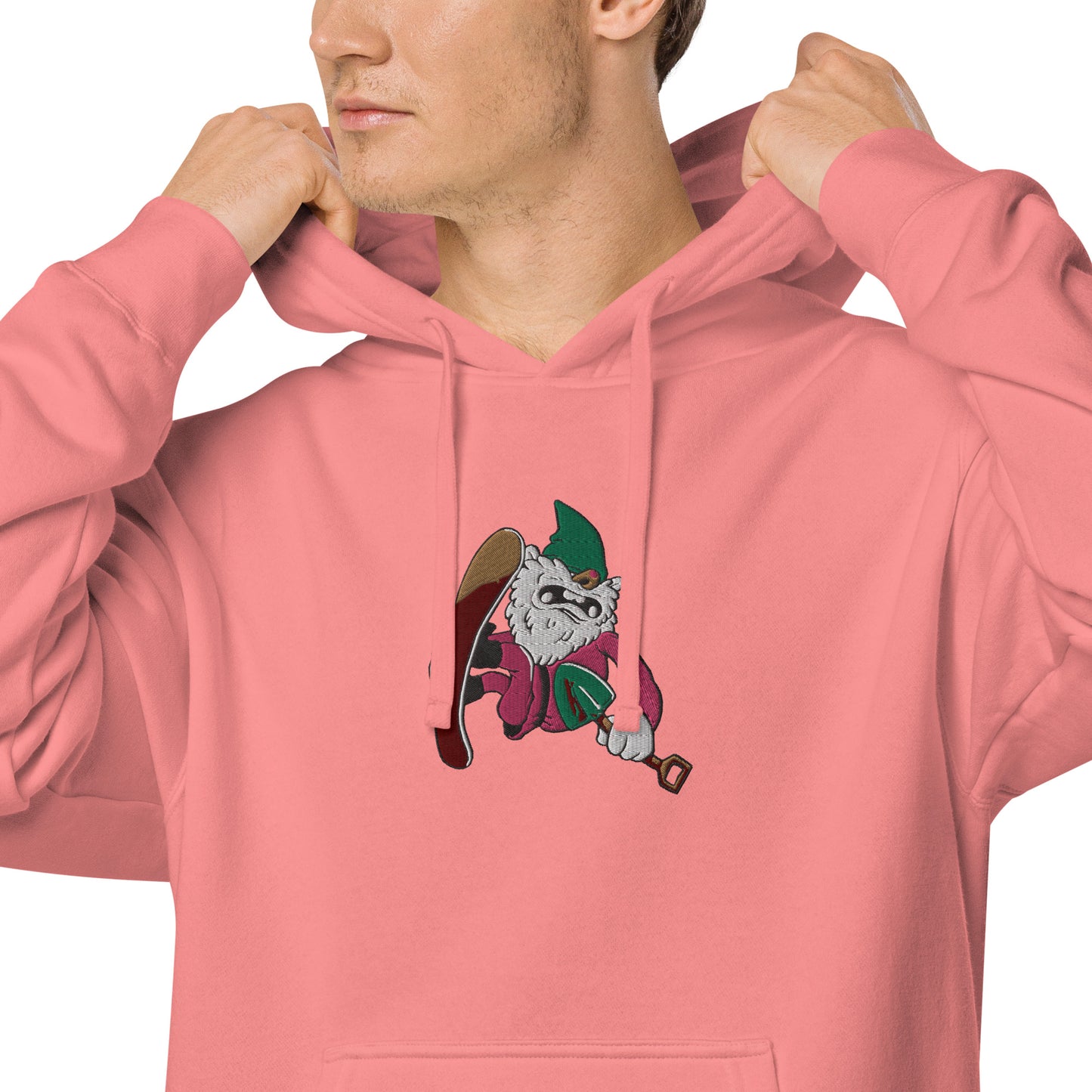 Diggz the Sgnome pigment-dyed hoodie