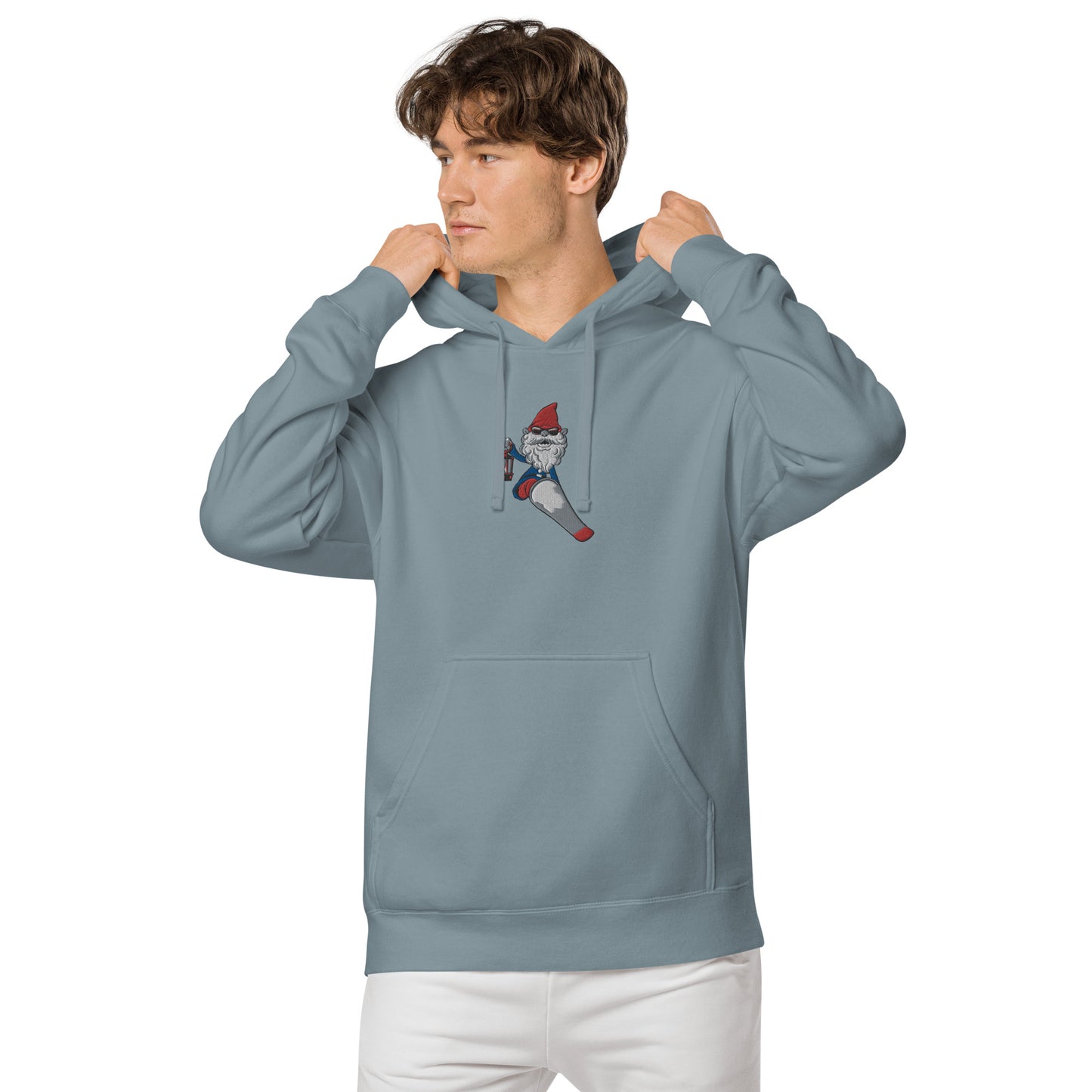 ZZ the Sgnomes pigment-dyed hoodie