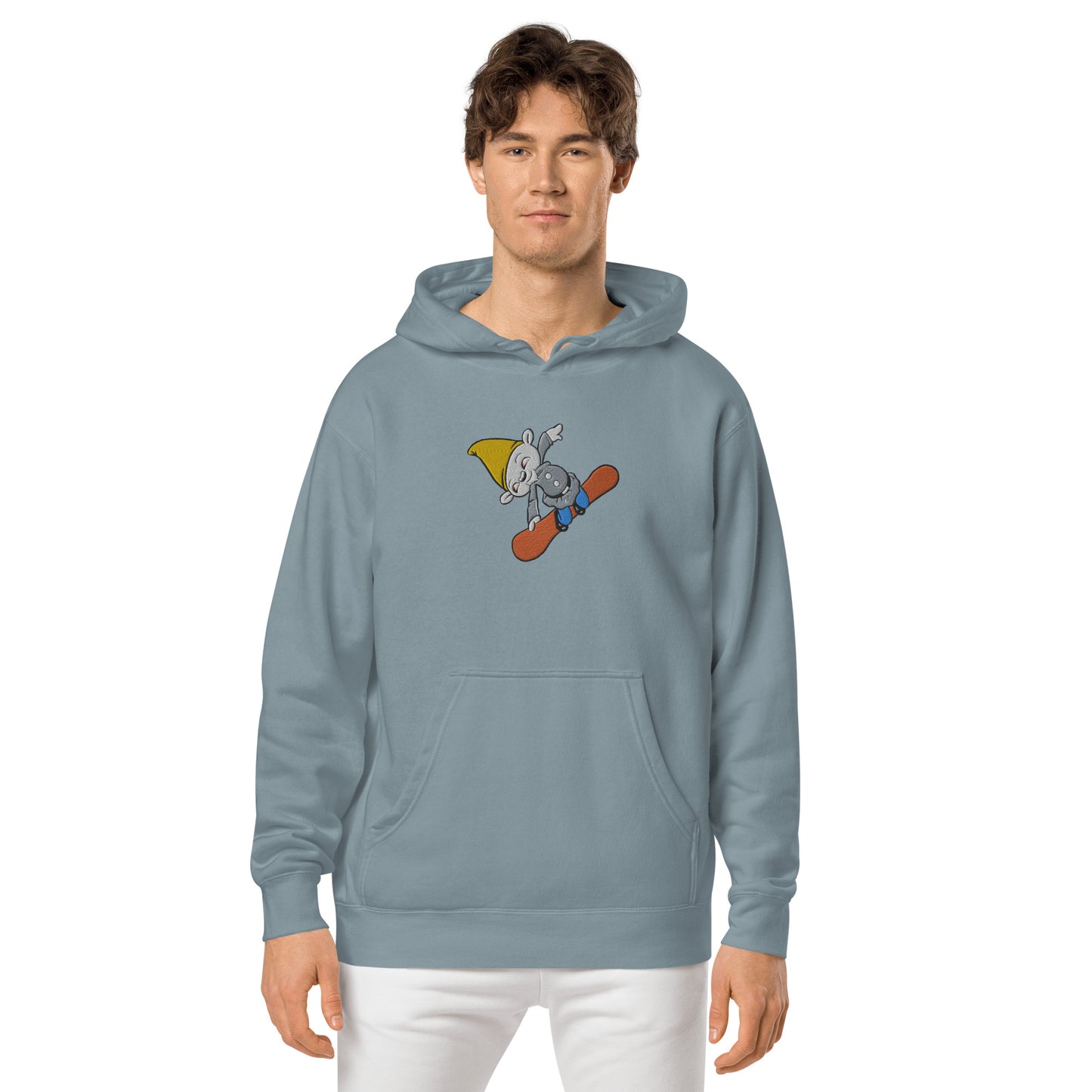 Shreddie the Sgnome pigment-dyed hoodie