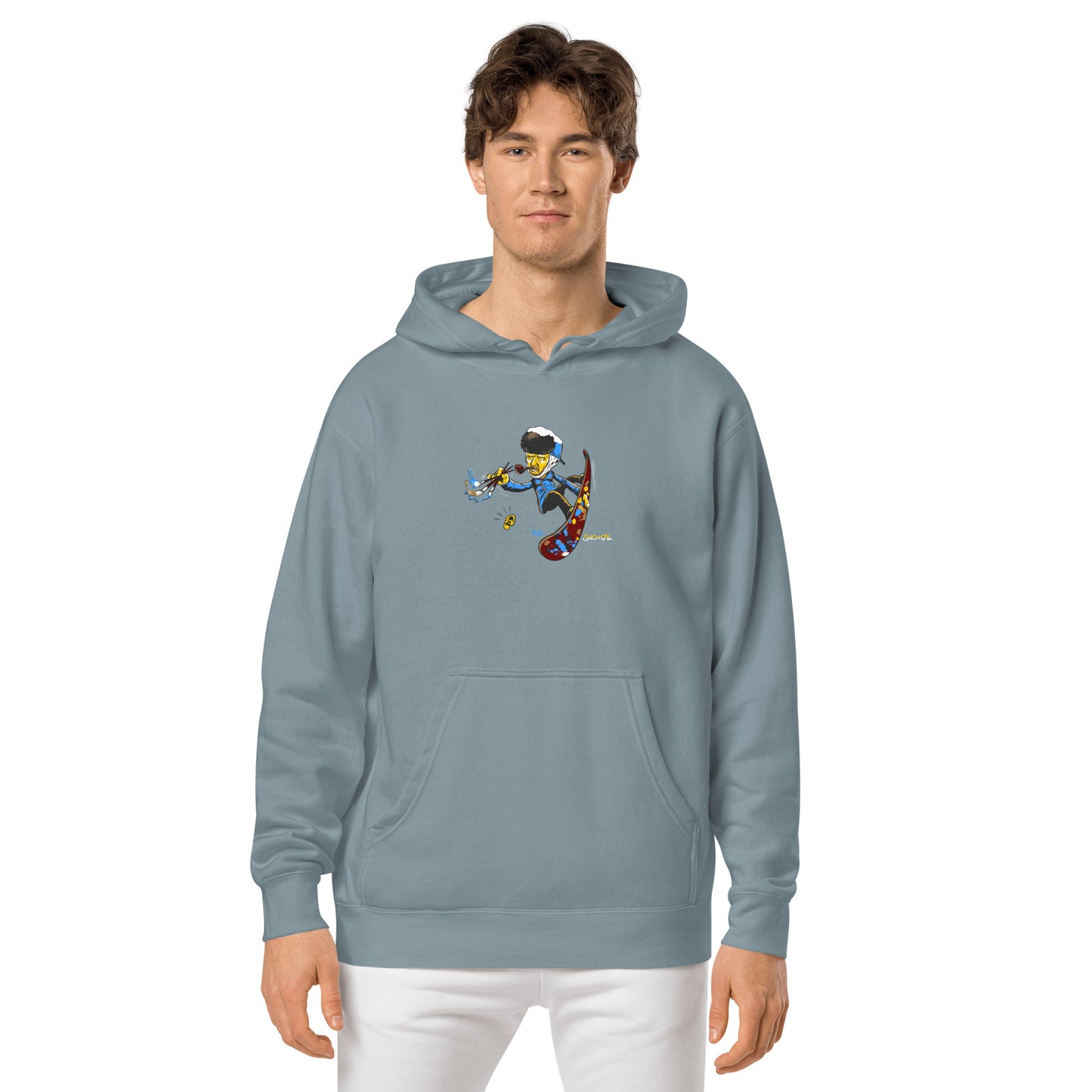 Vincent van Snogh pigment-dyed hoodie