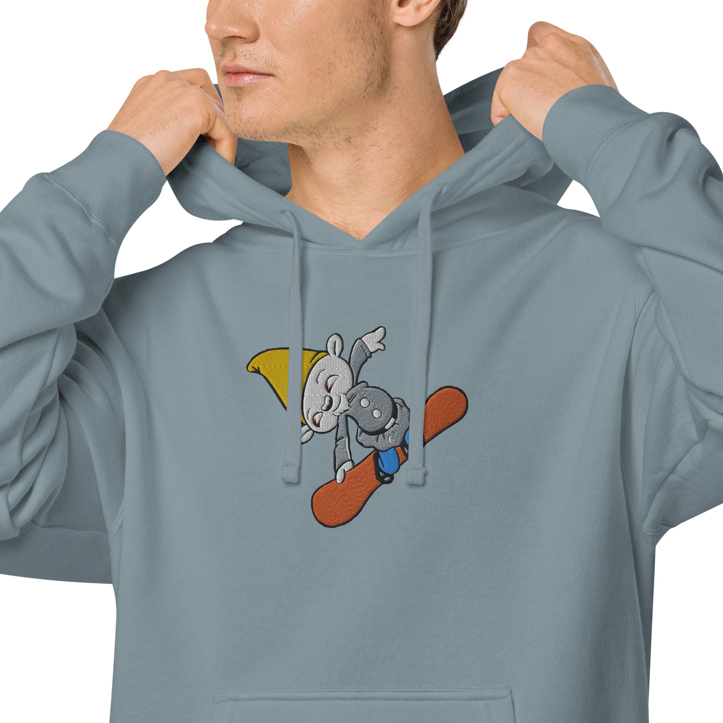 Shreddie the Sgnome pigment-dyed hoodie