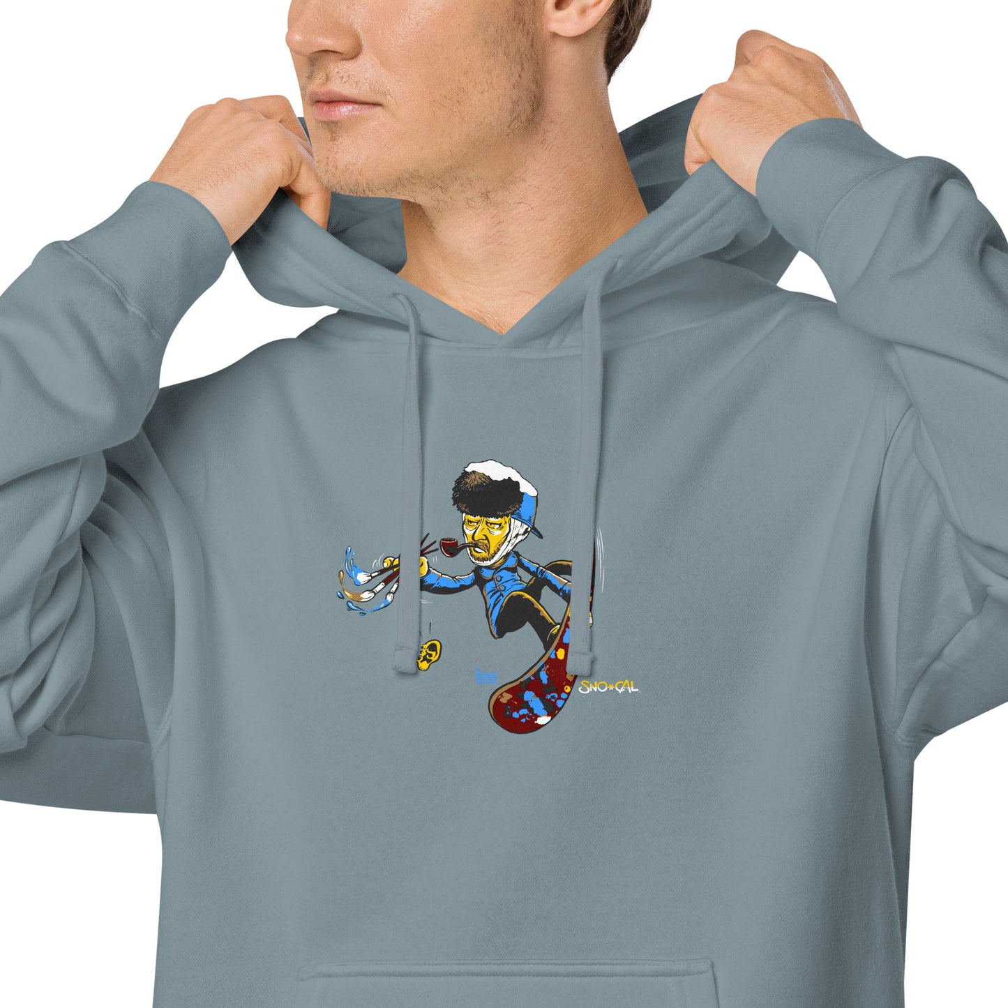 Vincent van Snogh pigment-dyed hoodie