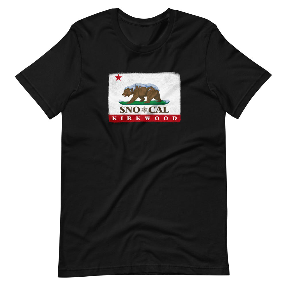 Kirkwood CA Flag Shirt - Sno Cal