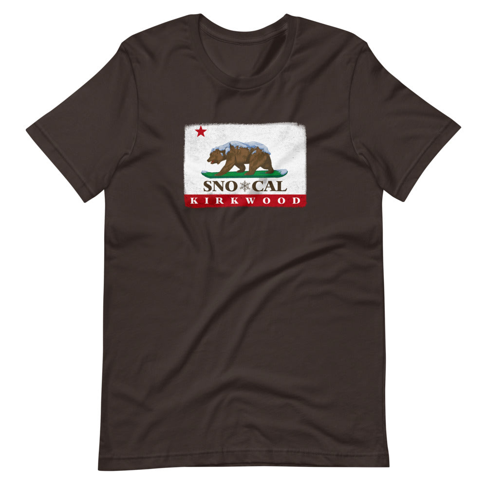 Kirkwood CA Flag Shirt - Sno Cal