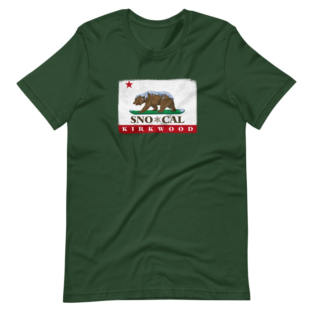 Kirkwood CA Flag Shirt - Sno Cal