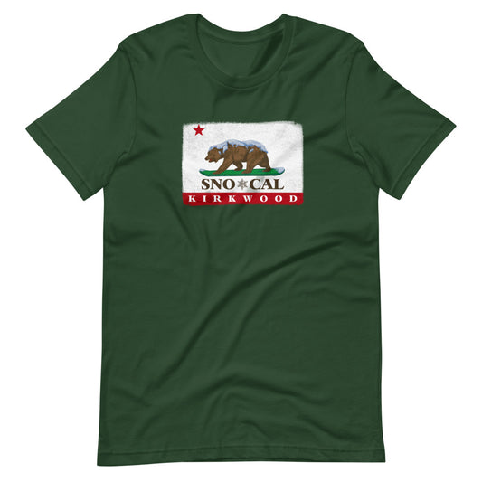 Kirkwood CA Flag Shirt - Sno Cal