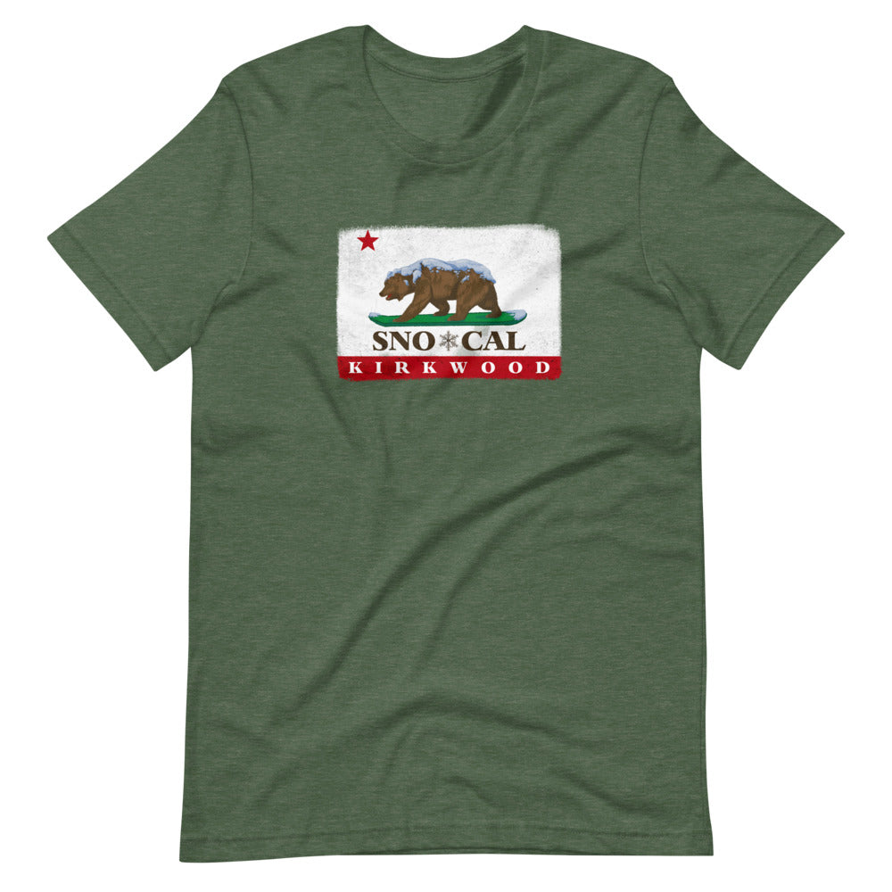 Kirkwood CA Flag Shirt - Sno Cal