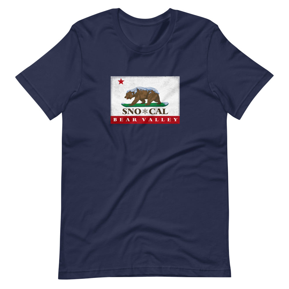 navy blue Bear Valley shirt
