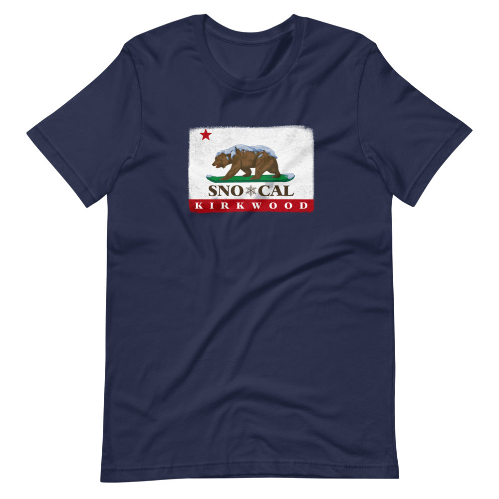 Kirkwood CA Flag Shirt - Sno Cal