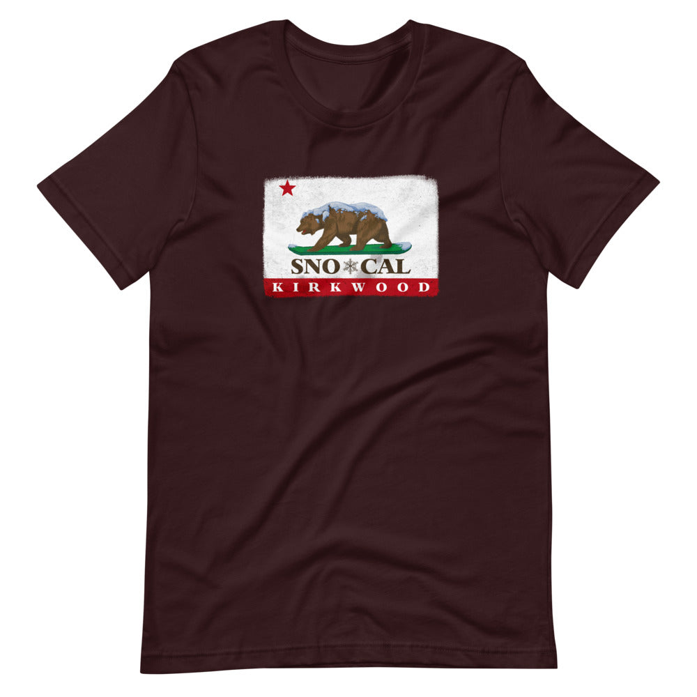 Kirkwood CA Flag Shirt - Sno Cal