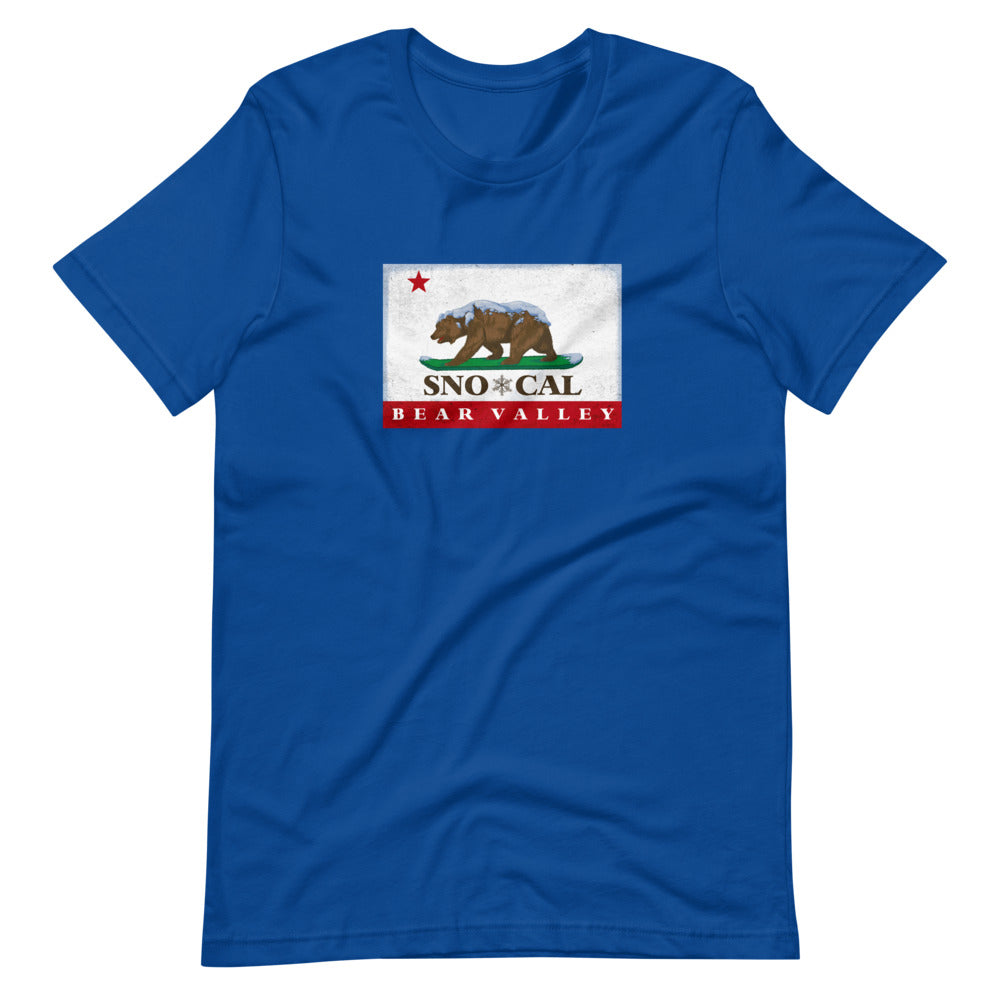royal blue Bear Valley shirt