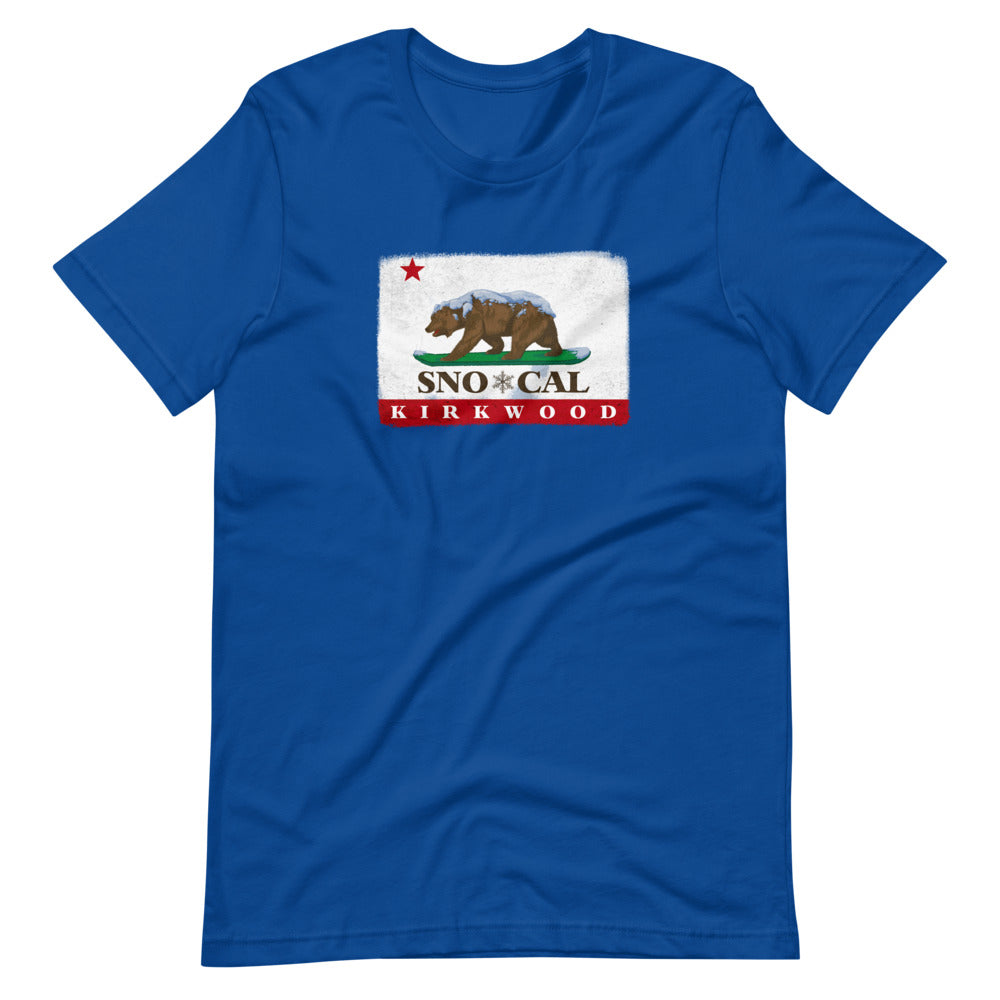 Kirkwood CA Flag Shirt - Sno Cal
