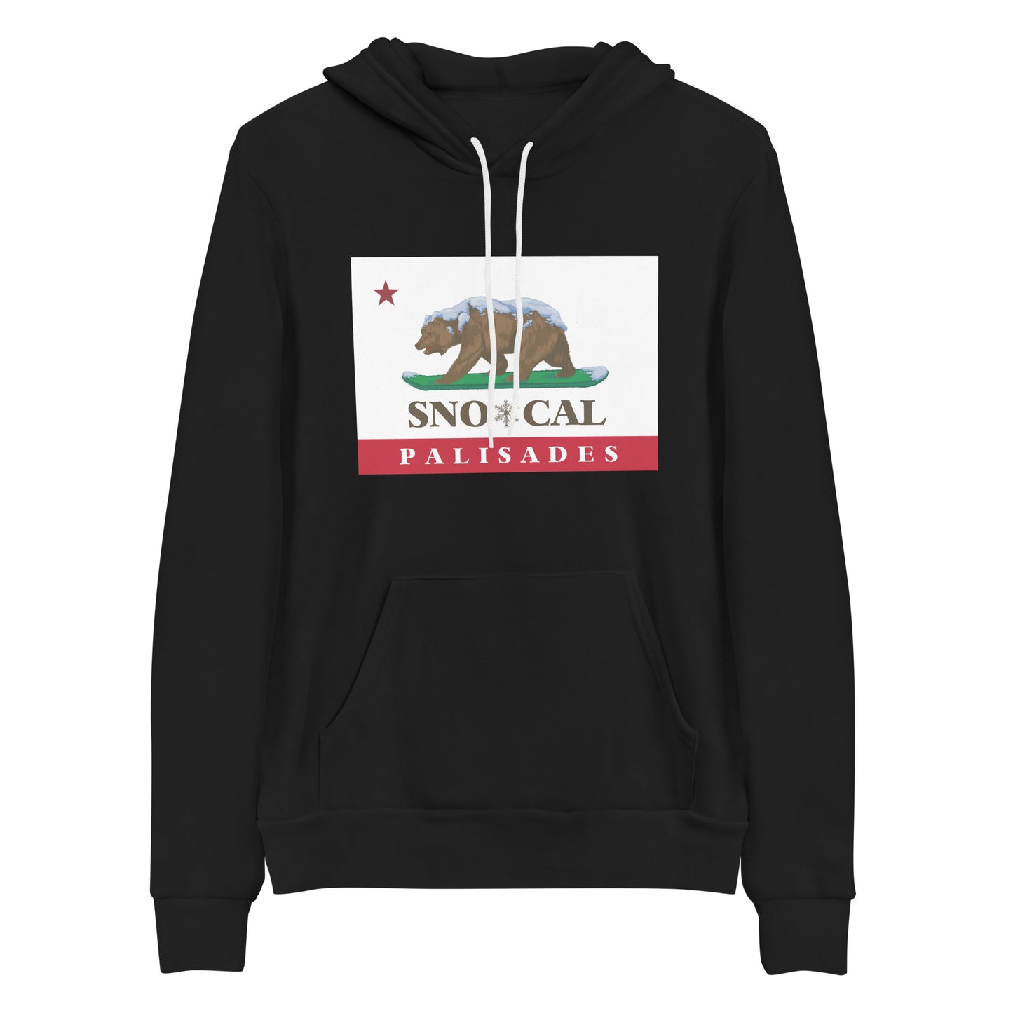 Palisades Sno*Cal flag hoodie