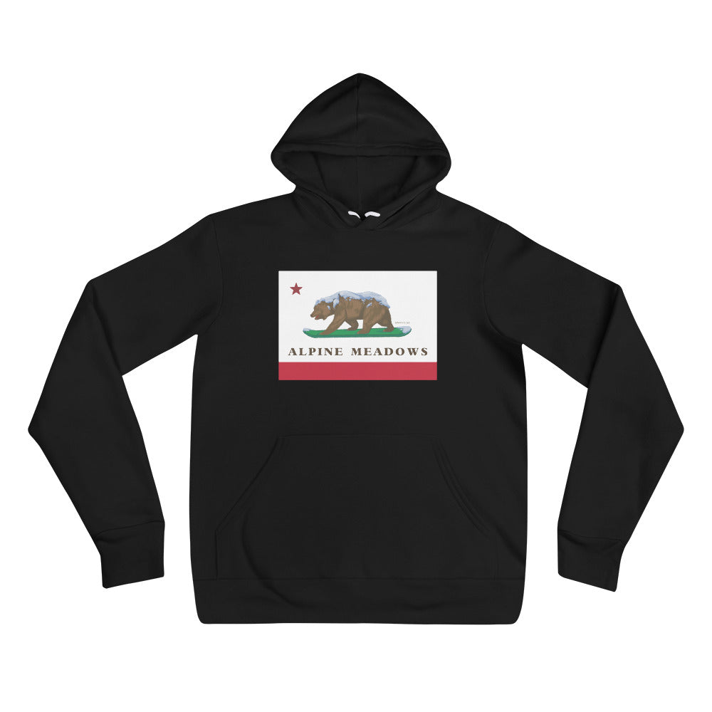 Black Alpine Meadows CA Hoodie