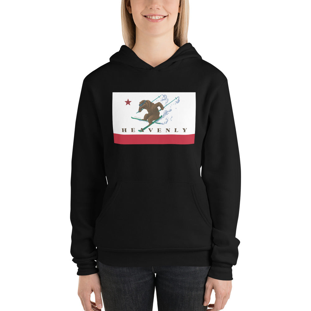 Heavenly CA Flag Ski Hoodie