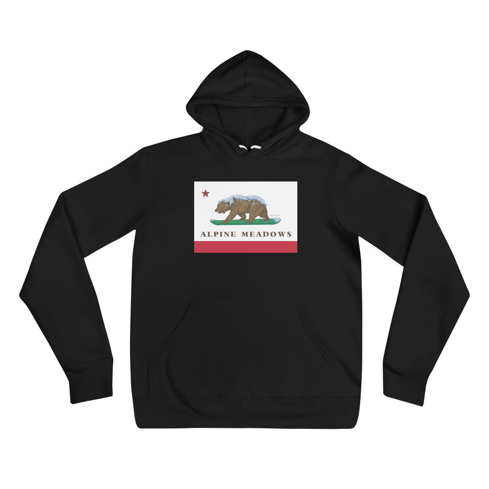 Alpine Meadows CA Flag Hoodie