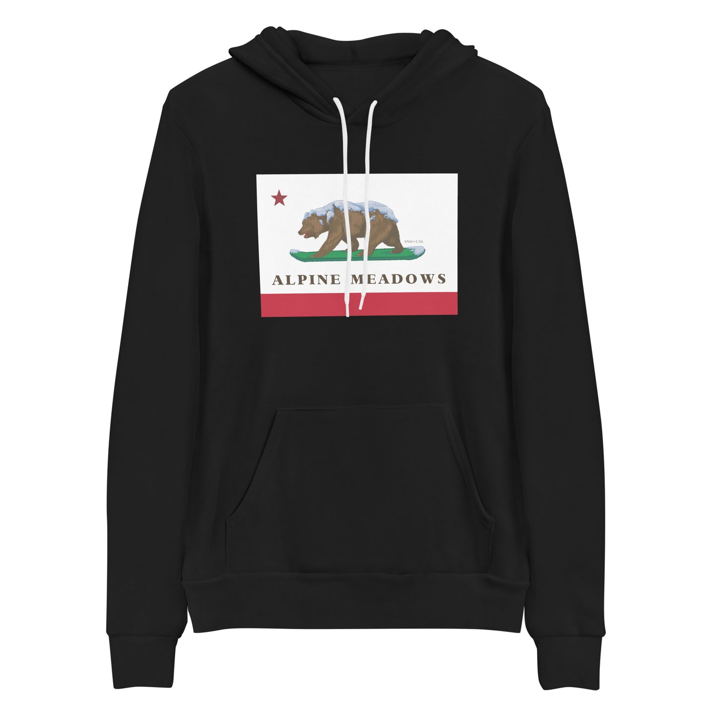 Alpine Meadows CA Flag Hoodie