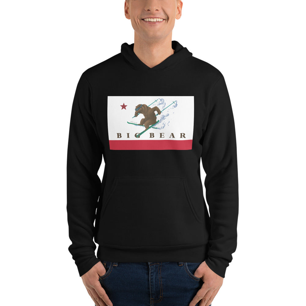 Black Big Bear  Ski Hoodie