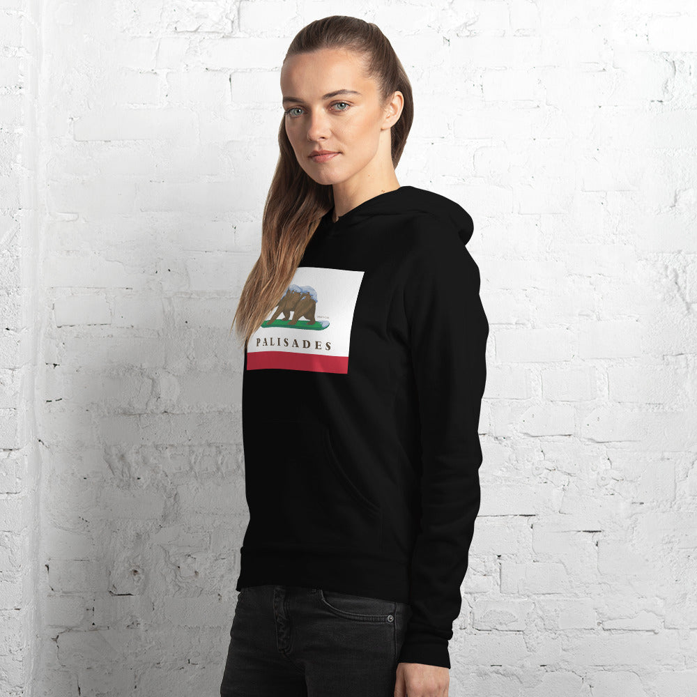 Palisades CA Flag Hoodie