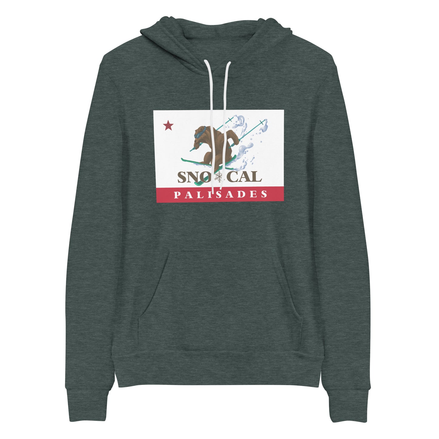 Palisades Sno*Cal Flag Ski Hoodie