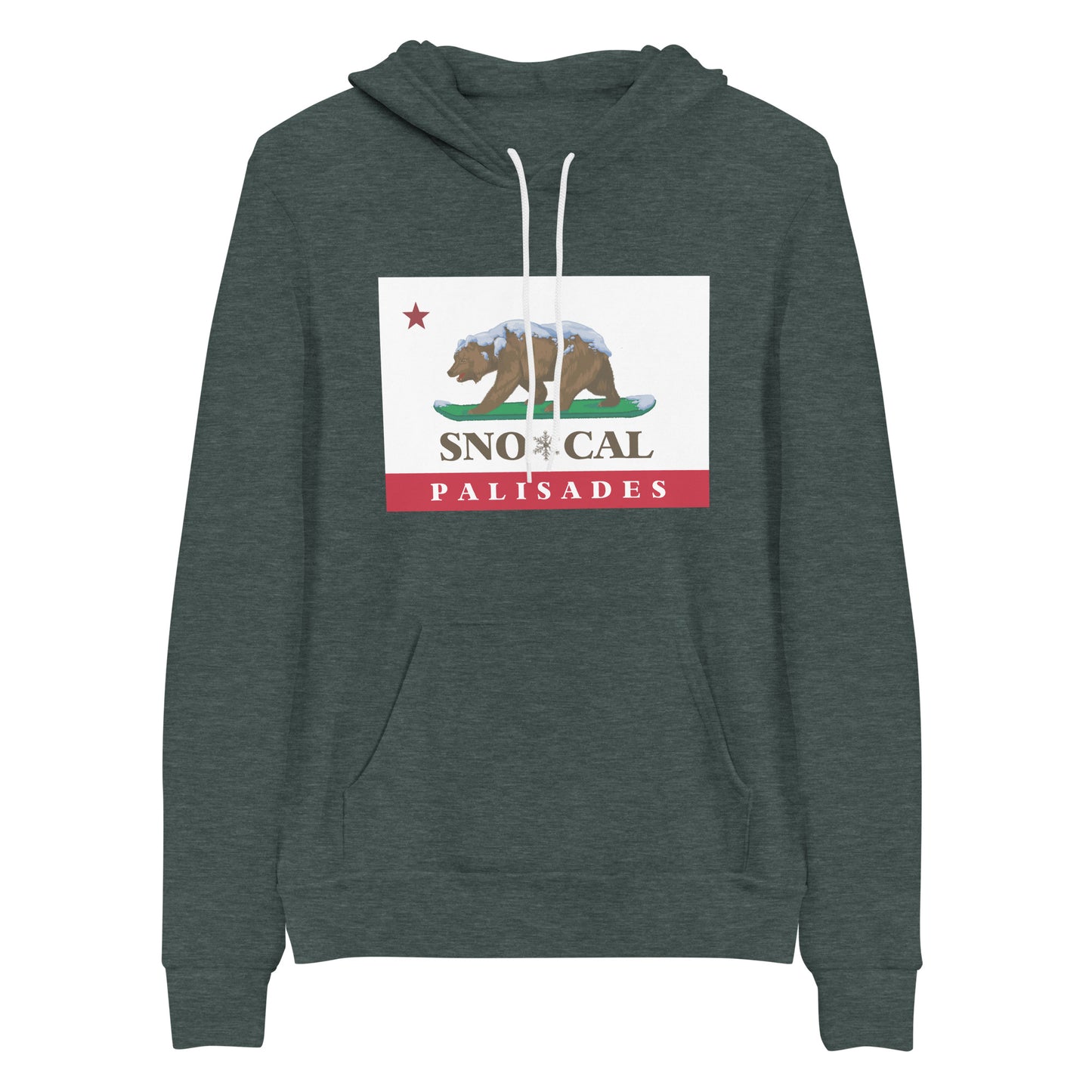 Palisades Sno*Cal flag hoodie