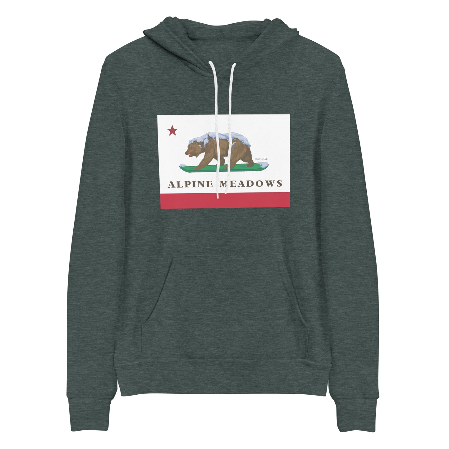 Heather Green Alpine Meadows Hoodie