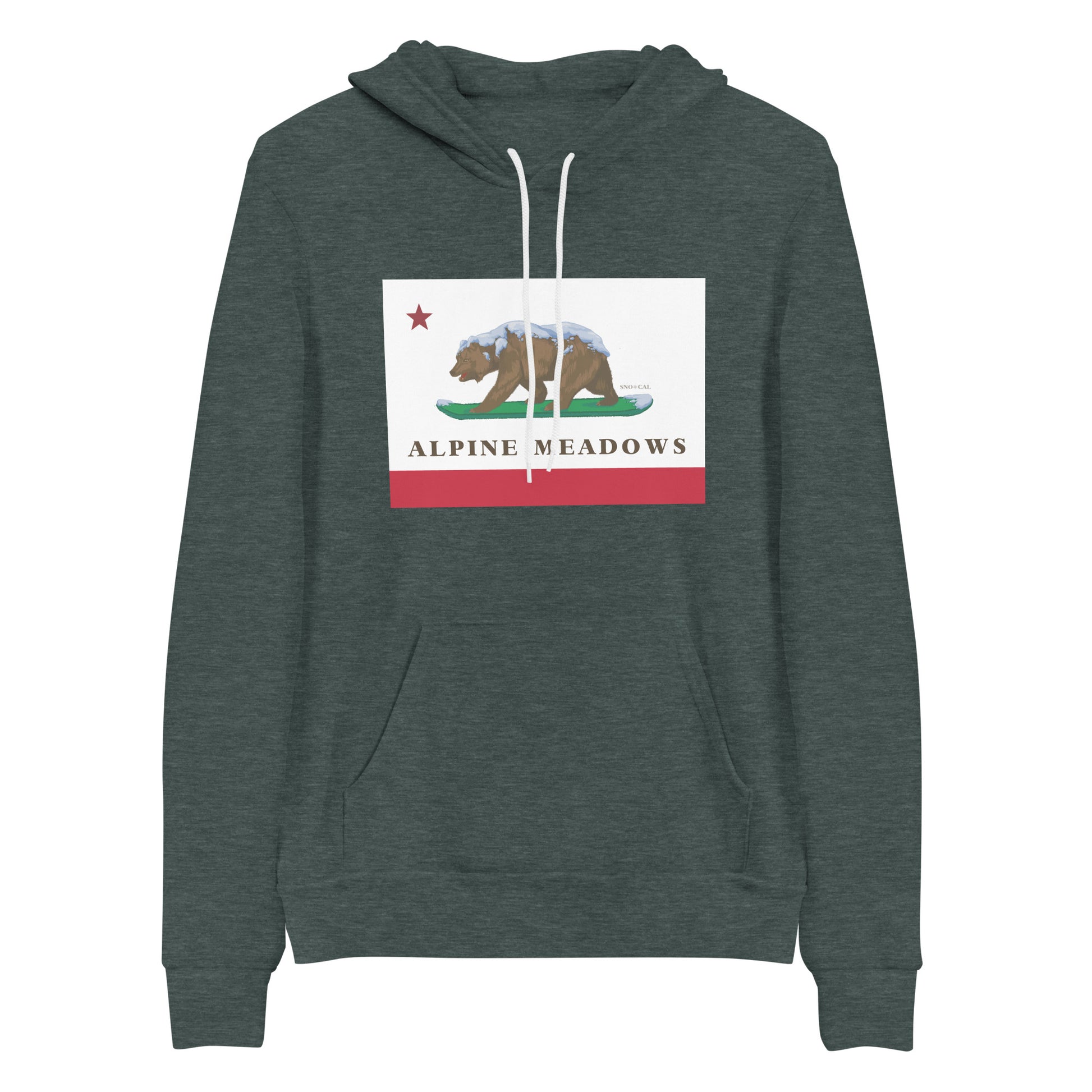 Heather Green Alpine Meadows Hoodie
