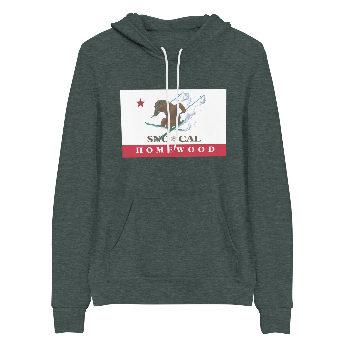 Homewood Sno*Cal Flag Ski Hoodie