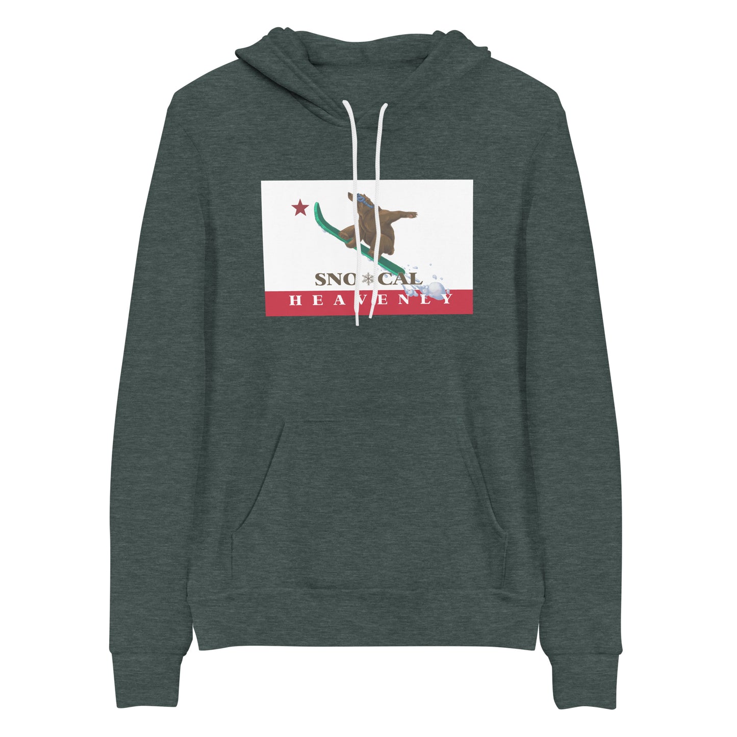 Heavenly Sno*Cal Flag Snowboard Hoodie