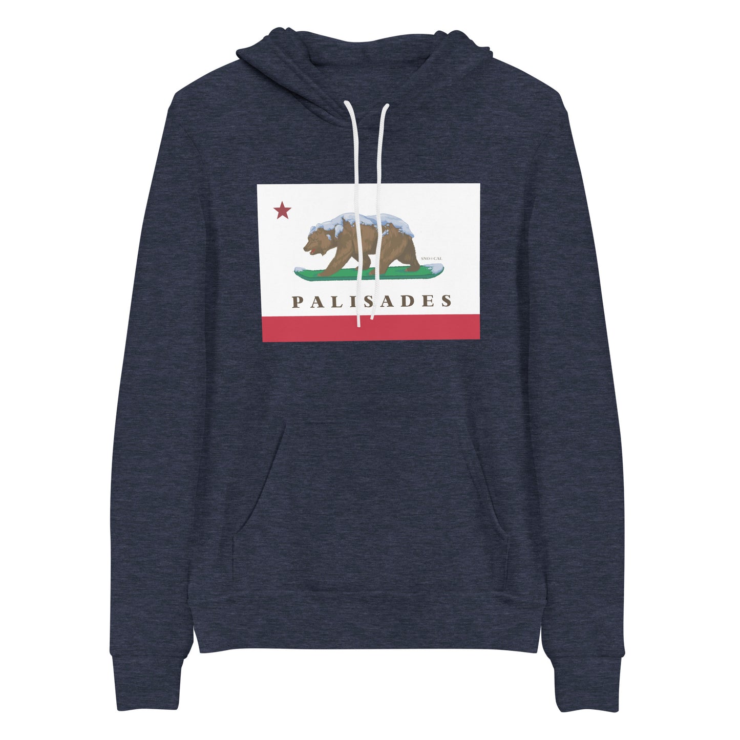 Palisades CA Flag Hoodie