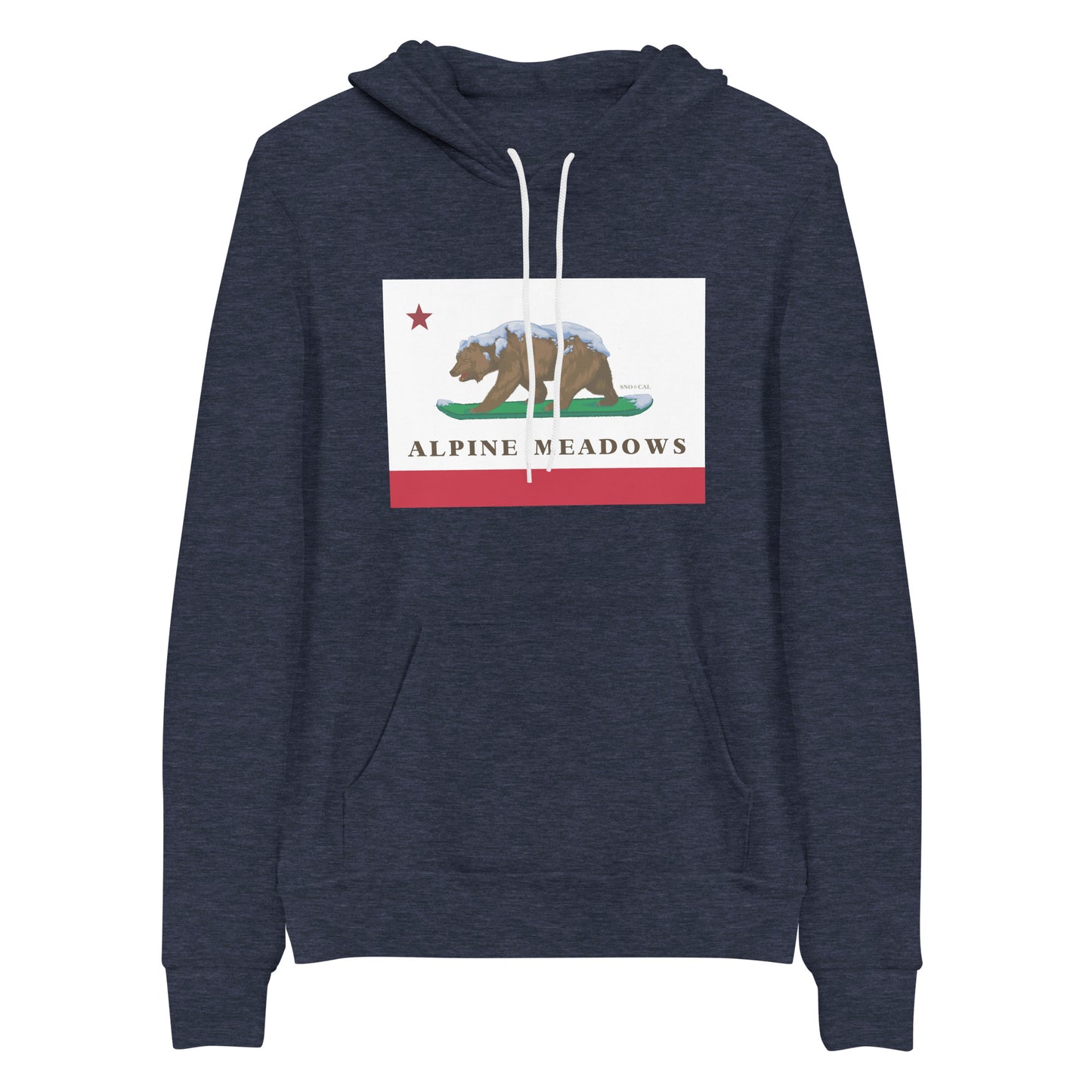 Blue Alpine Meadows Hoodie