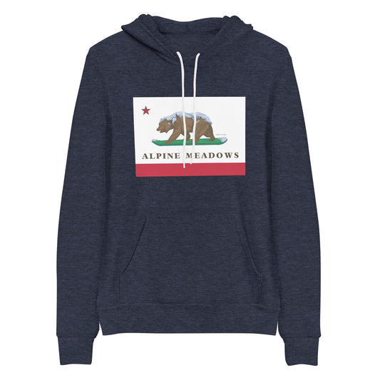 Blue Alpine Meadows  Hoodie