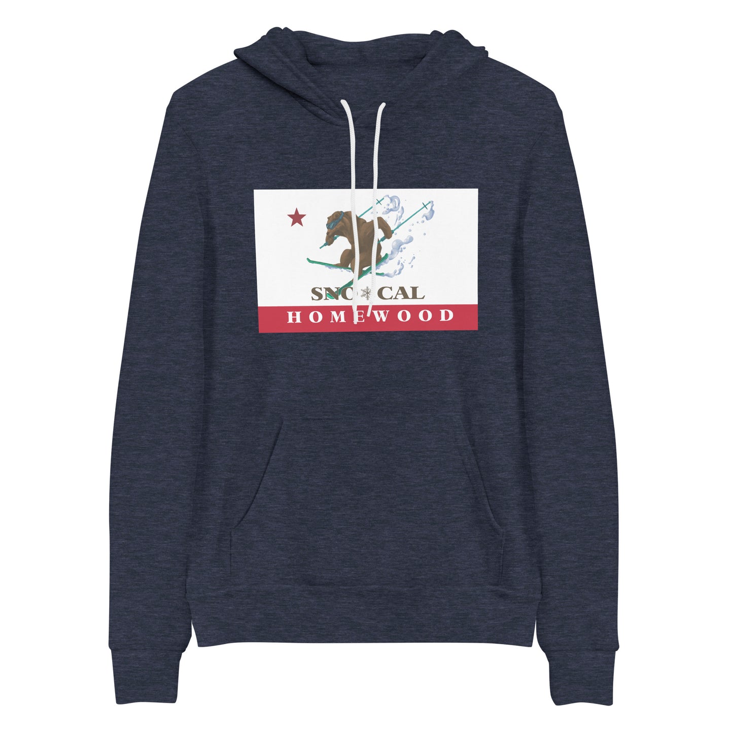 Homewood Sno*Cal Flag Ski Hoodie
