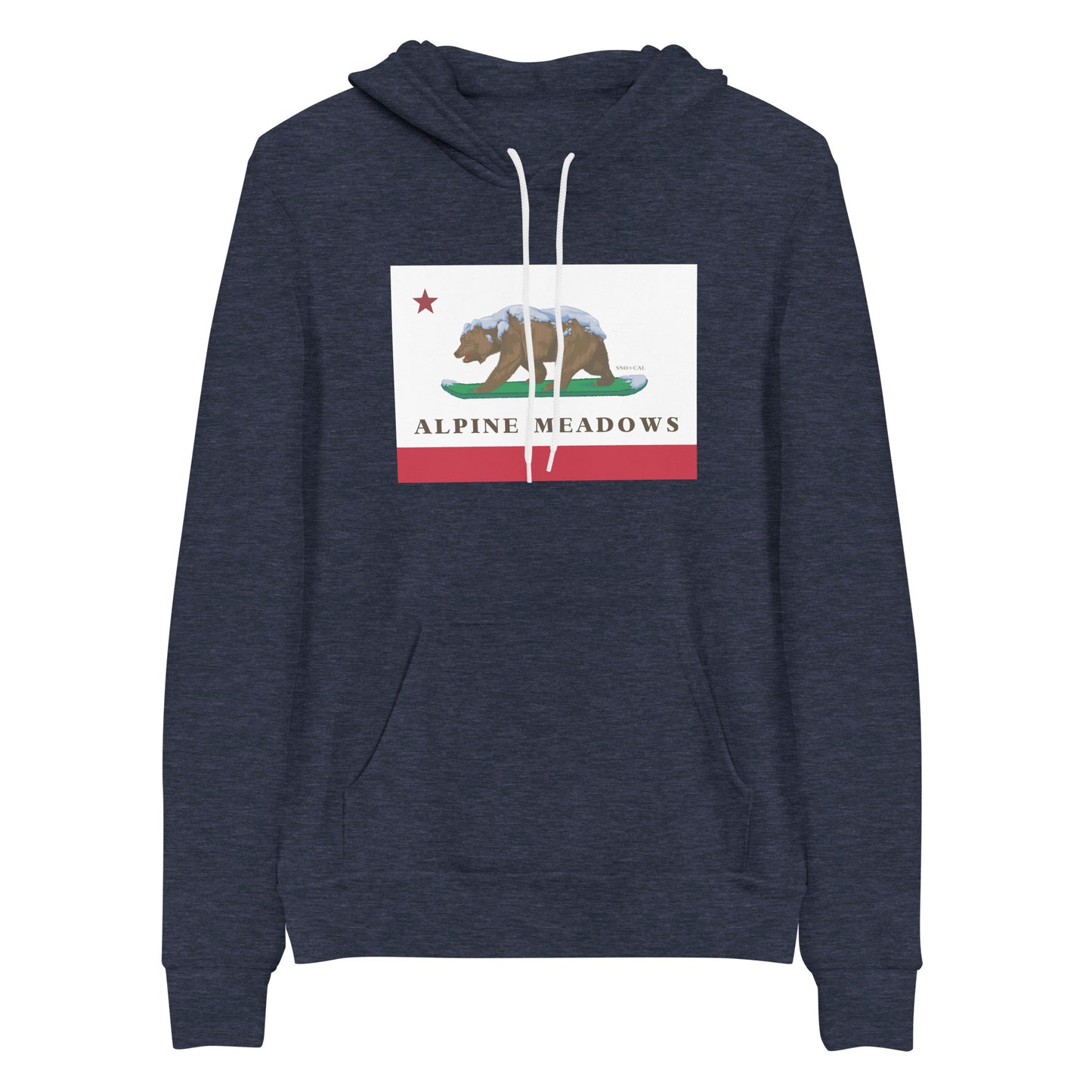 Alpine Meadows CA Flag Hoodie