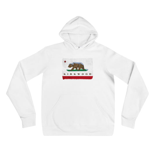 Kirkwood CA flag hoodie - Sno Cal