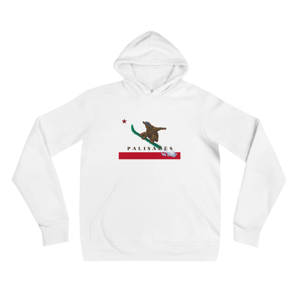 Palisades CA Flag Board Hoodie