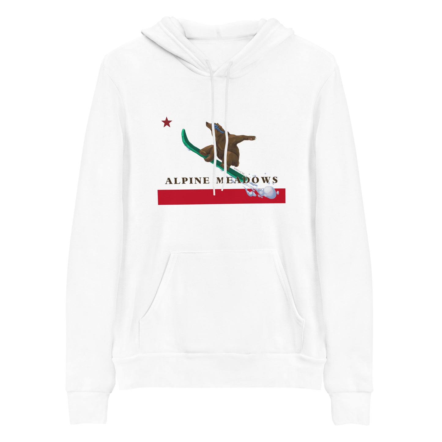 White Alpine Meadows  Hoodie
