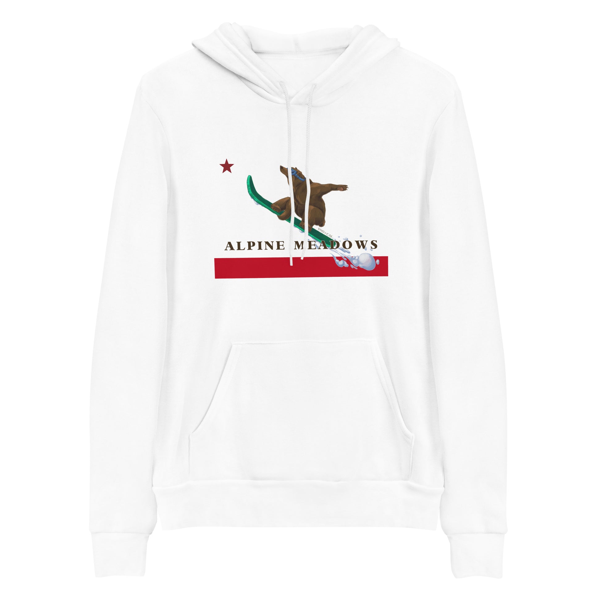 White Alpine Meadows  Hoodie