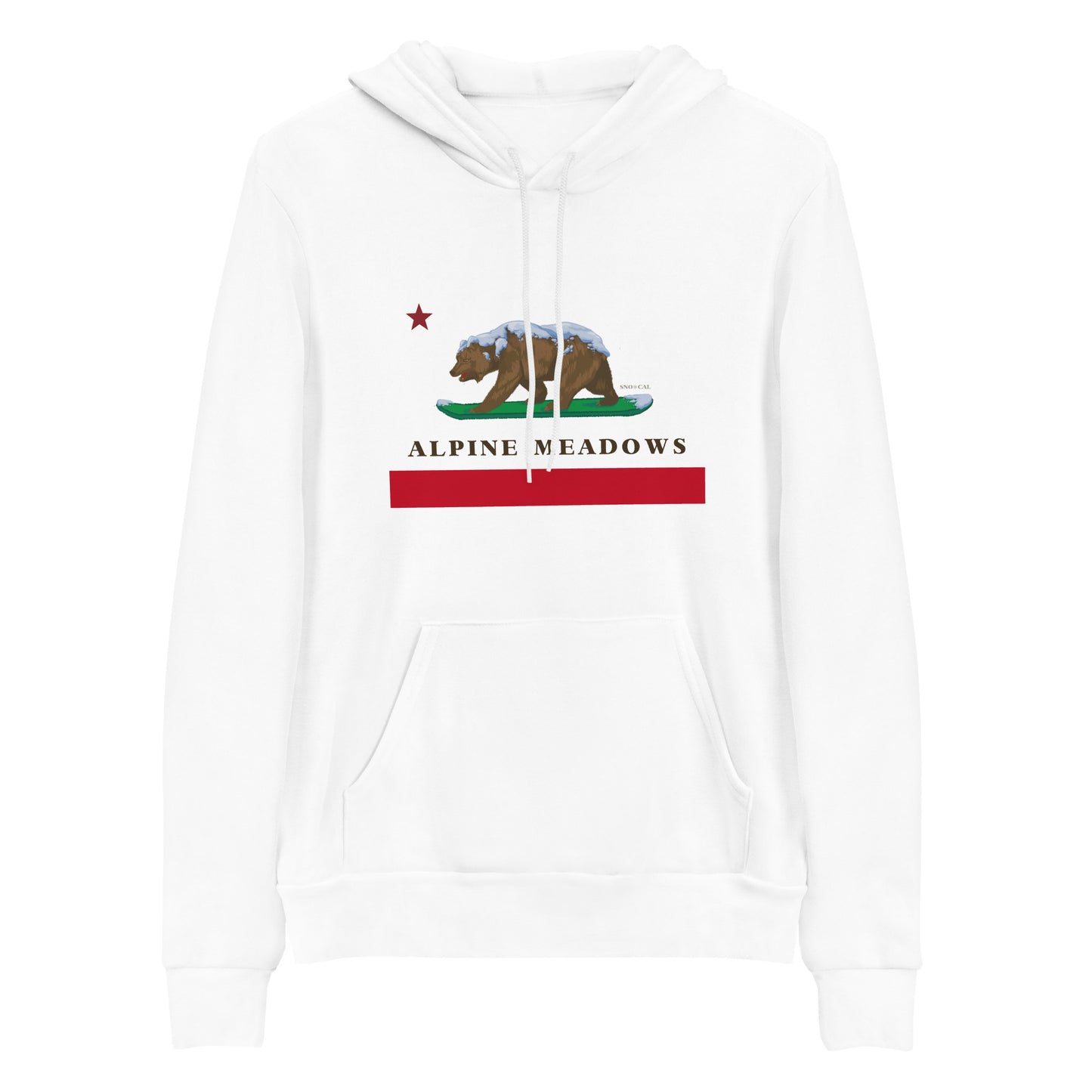 Alpine Meadows CA Flag Hoodie