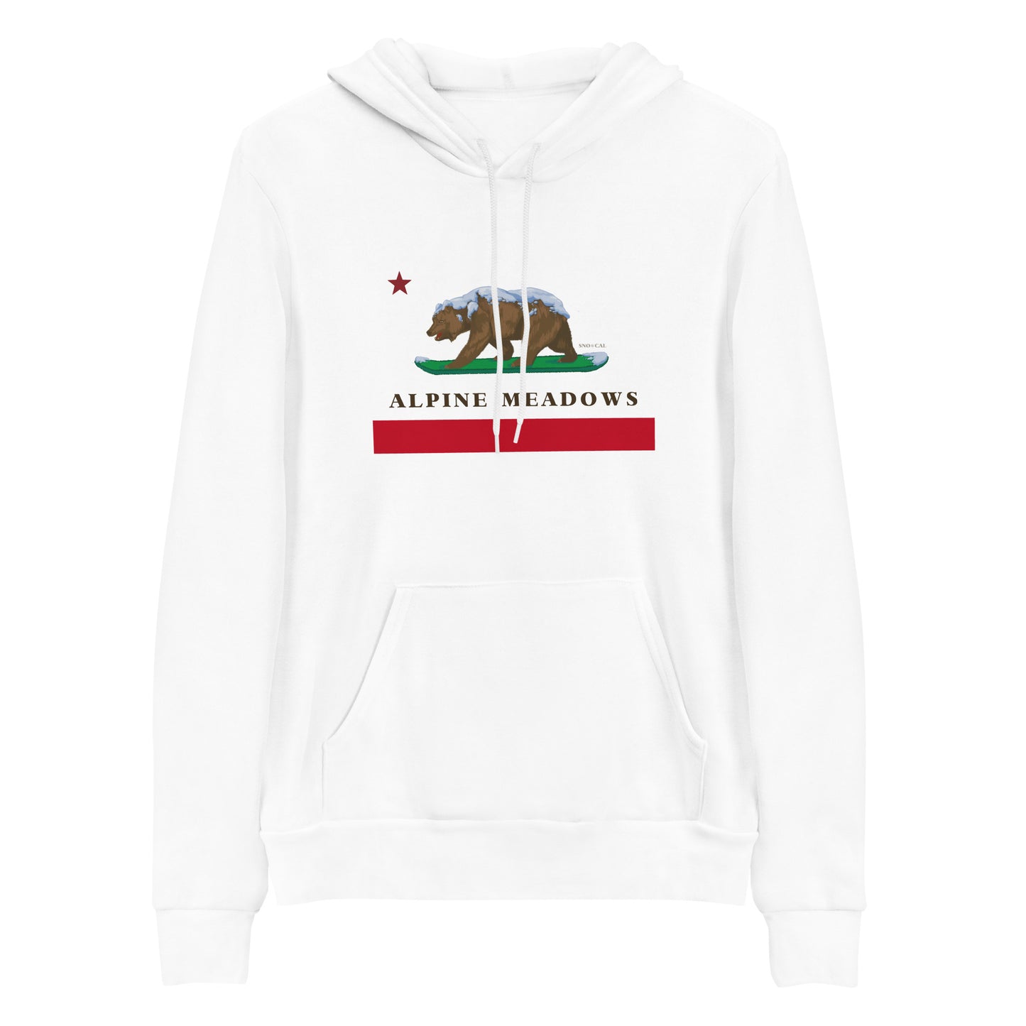 Alpine Meadows CA Flag Hoodie