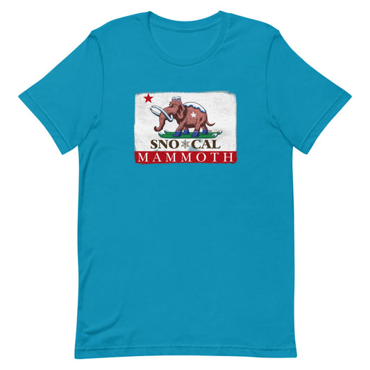 Wally Mammoth CA Flag Shirt - Sno Cal