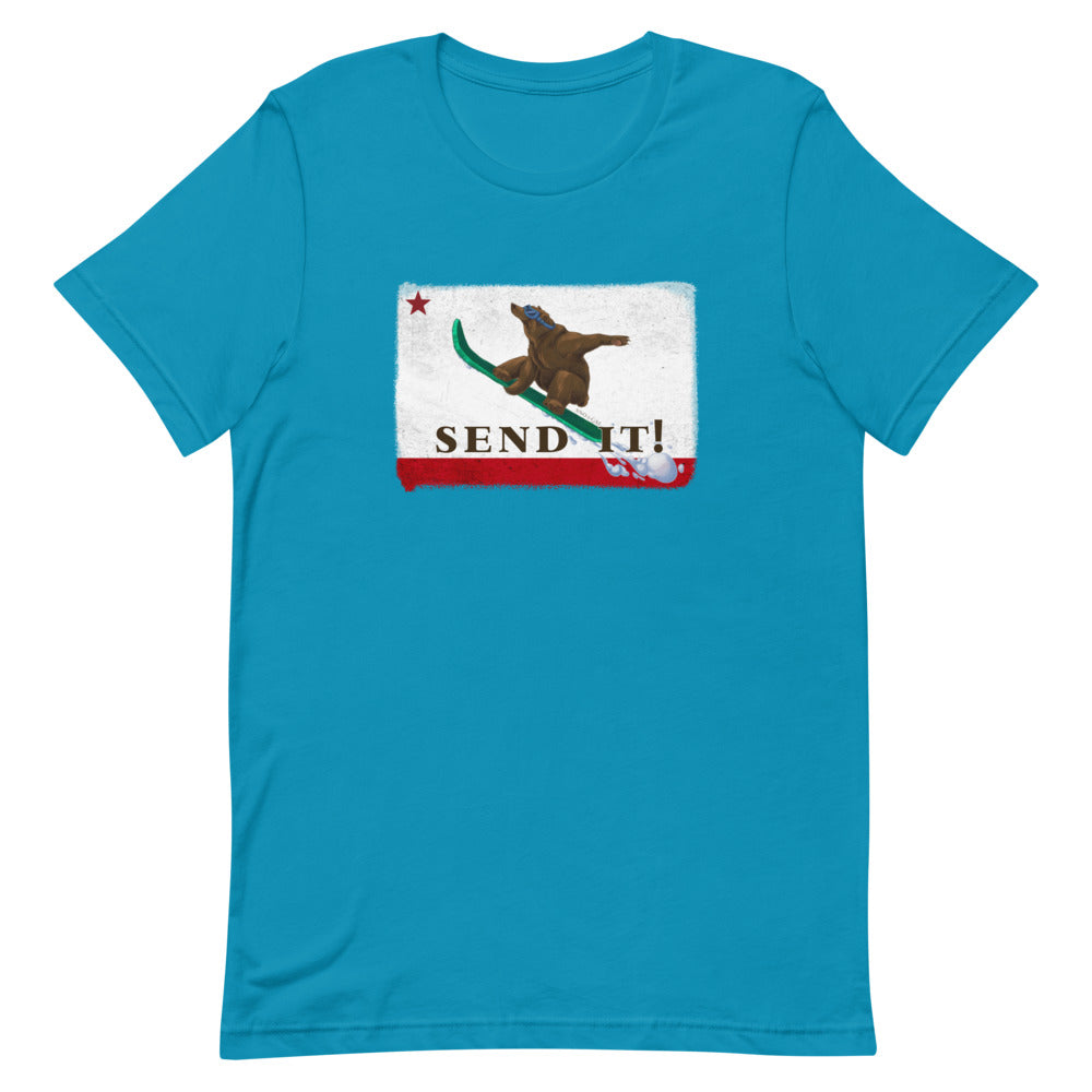 Send It CA Flag Shirt - Sno Cal