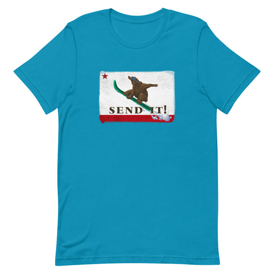 Send It CA Flag Shirt - Sno Cal