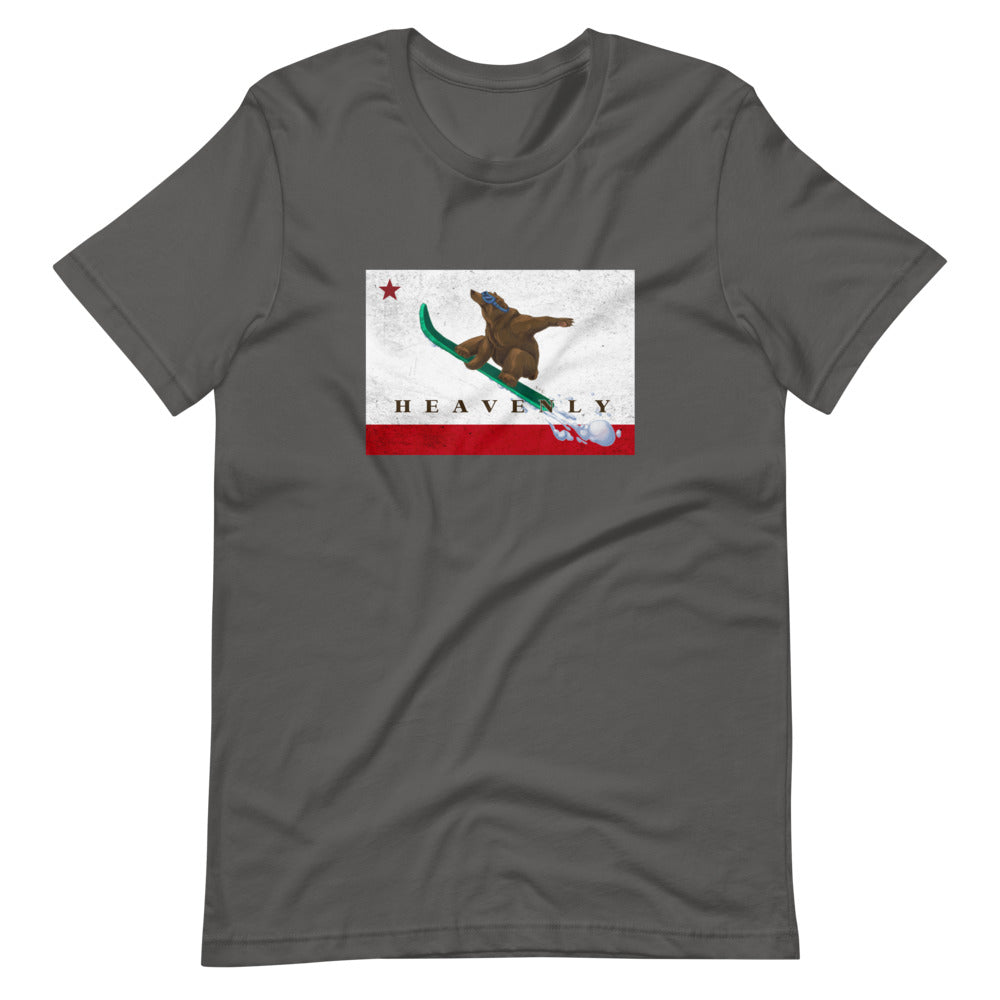 Heavenly CA Flag Grizzly Boarding Shirt - Sno Cal
