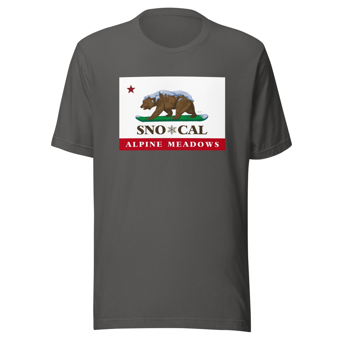Alpine Meadows Shirt - Sno*Cal Flag Design